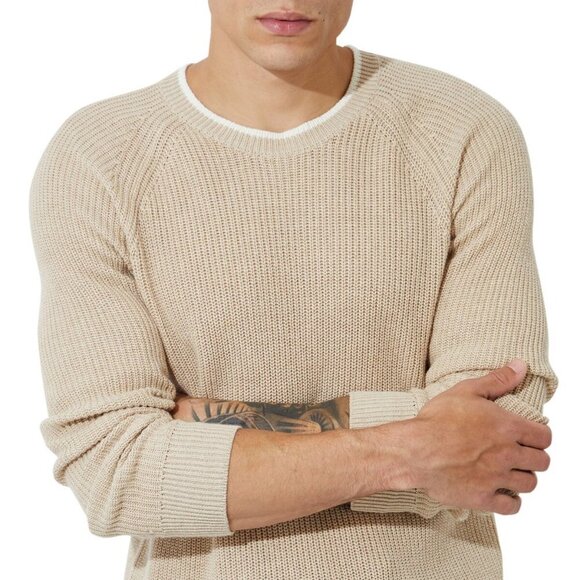 ATM Cotton & Cashmere Blend RIbbed Sweater XL NEW NWT - Picture 1 of 9